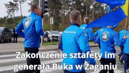 Zakończenie sztafety gen. Buka w Żaganiu