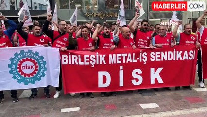 Karabük'teki MARZİNC Fabrikası İşçileri Haklarını Alamadıkları İçin Eylem Yaptı