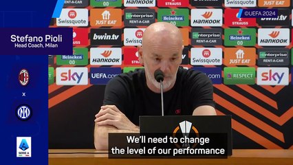 Milan must improve to beat rivals Inter - Pioli