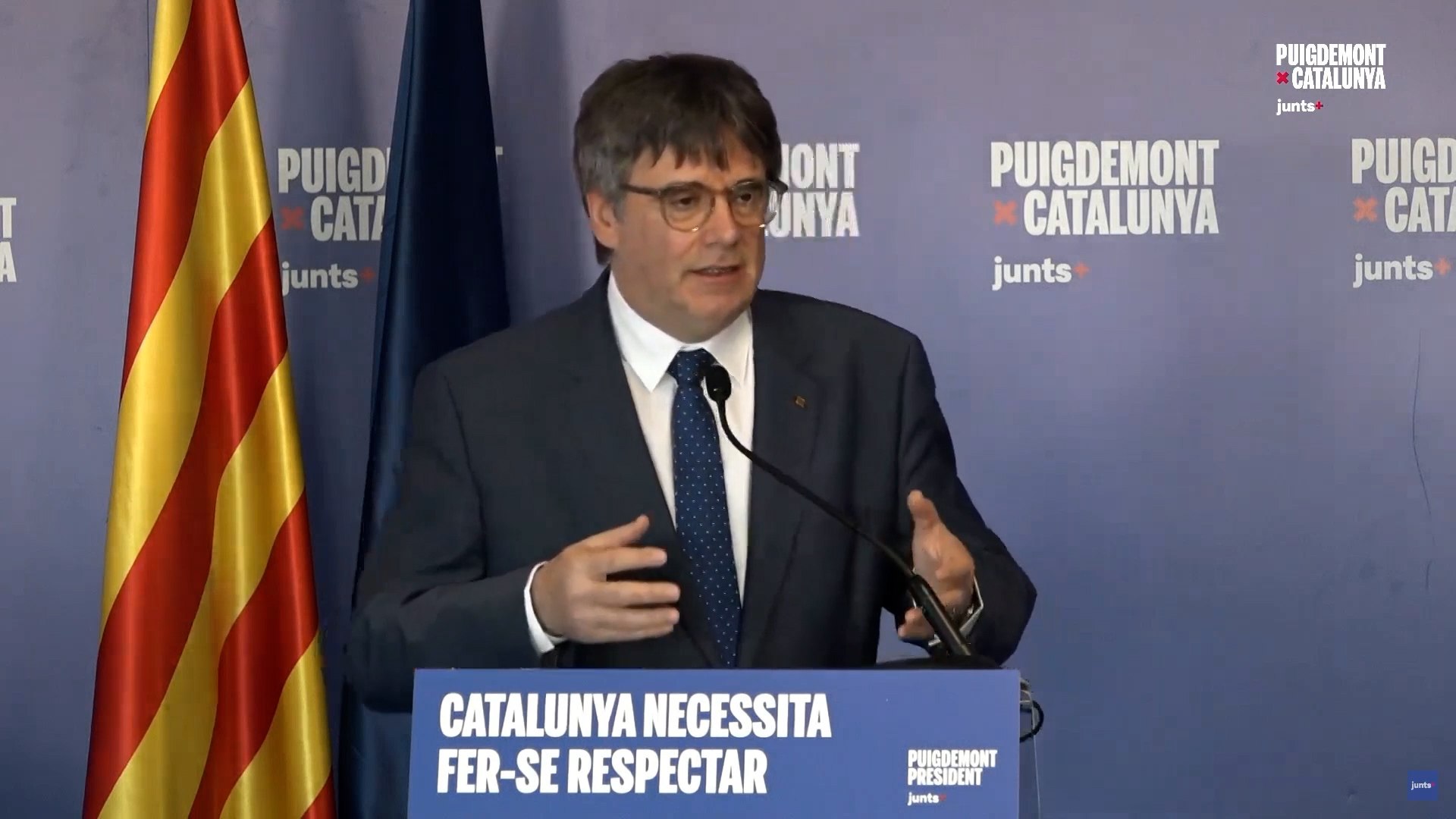 Puigdemont se jacta de "tener bien cogido al Estado" y amenaza con tumbar los Presupuestos de S�nchez