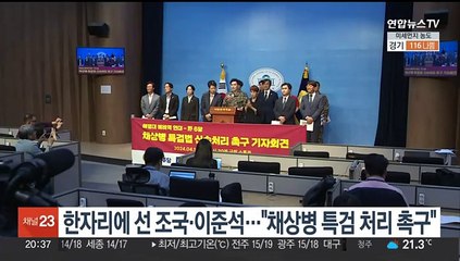 한자리에 선 조국·이준석…"채상병 특검 처리 촉구"