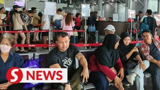 Passengers willing to wait hours to catch next flight out from KK