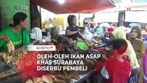 Oleh-Oleh Ikan Asap Khas Surabaya Ramai Pembeli, Penjual Raih Omzet Jutaan Rupiah per Hari