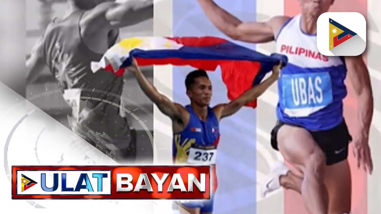 Leonard Gorospe, wagi ng bronze medal sa 2024 Singapore Open Track and Field Championships