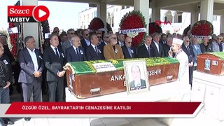 Özgür Özel, CHP Grup Müdürü Bayraktar'ın cenazesine katıldı