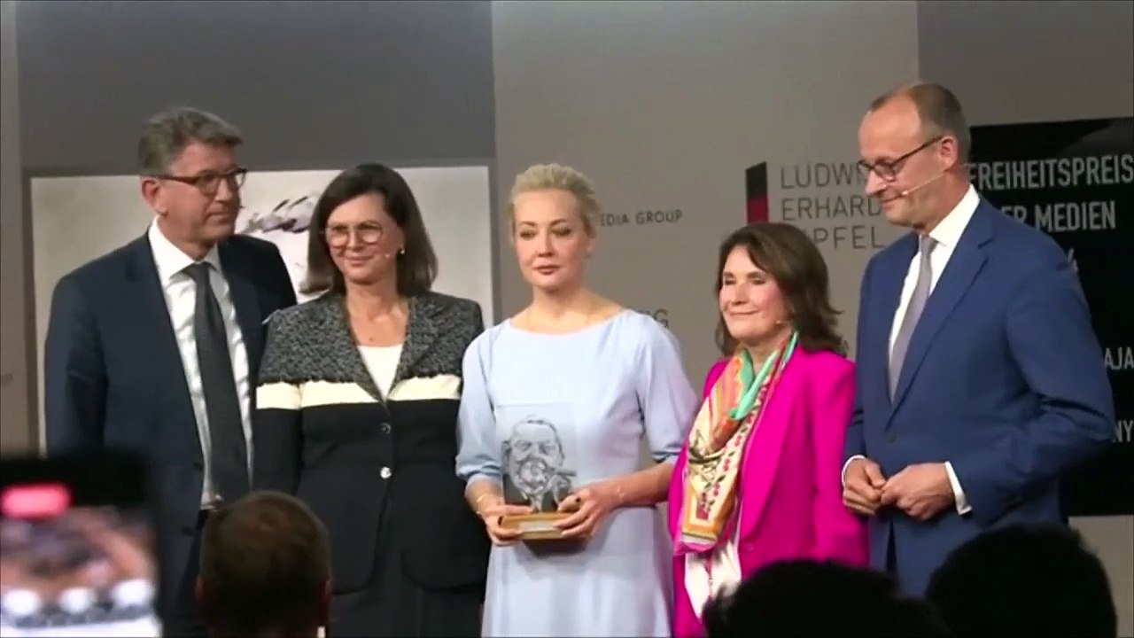 Julia Nawalnaja mit deutschem Freiheitspreis geehrt