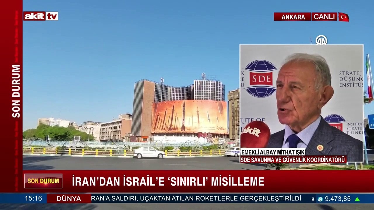 İran'dan İsrail'e sınırlı misilleme