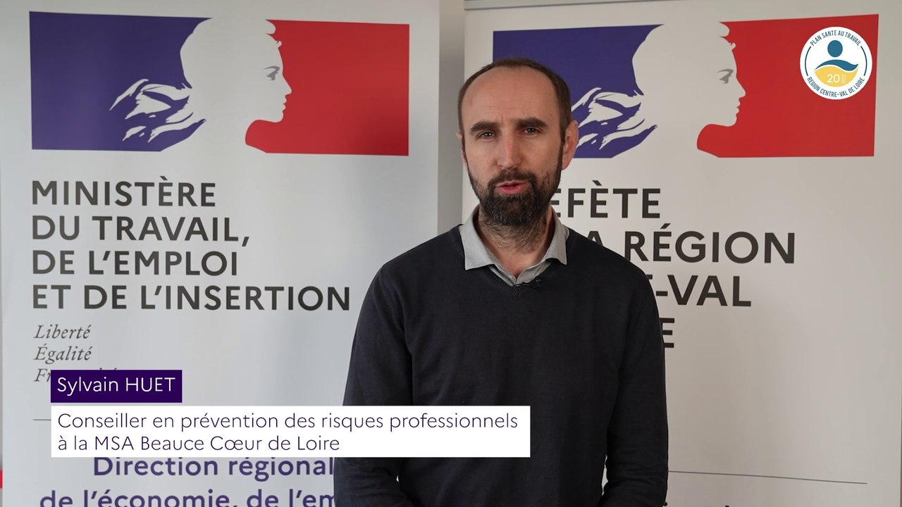 Interview - Sylvain Huet, Conseiller Prévention MSA Beauce-Cœur de Loire - J'ACT Silice