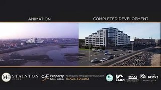 The Broadway Morecambe - CGI v Completed Development
