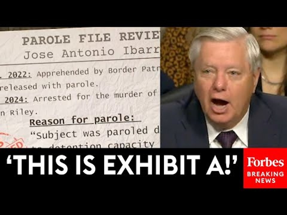 Graham Showcases Laken Riley's Alleged Killer's File To Show Make Case Mayorkas Lied To Committee