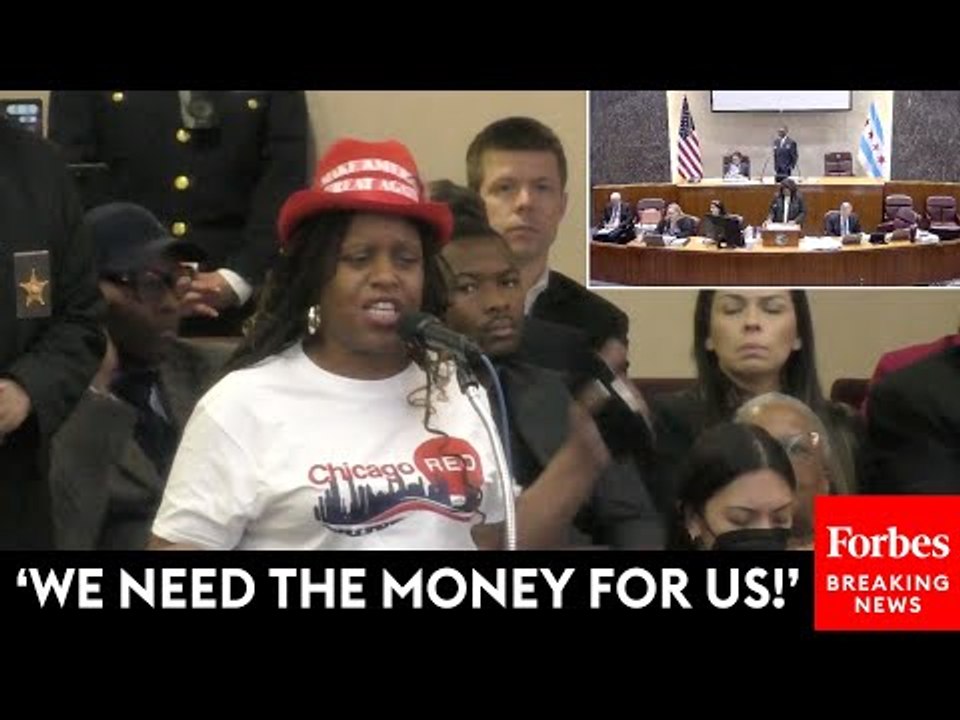 Chicago Citizens Confront Mayor Brandon Johnson About Proposal To Spend $70 Million More On Migrants