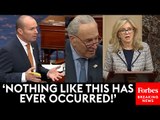 EPIC: Senate Republicans Absolutely Unleash On Schumer After Mayorkas Impeachment Articles Dismissed