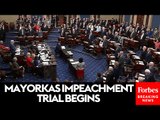 BREAKING NEWS: Senators Take Oath As Mayorkas Impeachment Proceedings Begin