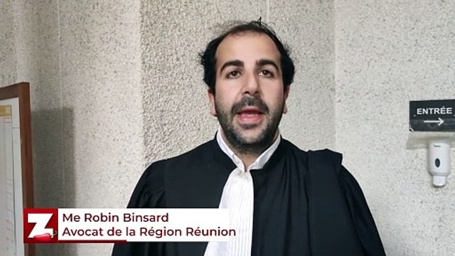 Me Robin Binsard, avocat de la Région Réunion