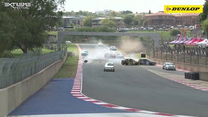 Pabar VW Challenge 2024 Kyalami Race 2 Zapheriou Gossman Bertholdt Massive Crash