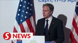 Blinken says US not involved in 'any offensive operations' when asked about Iran