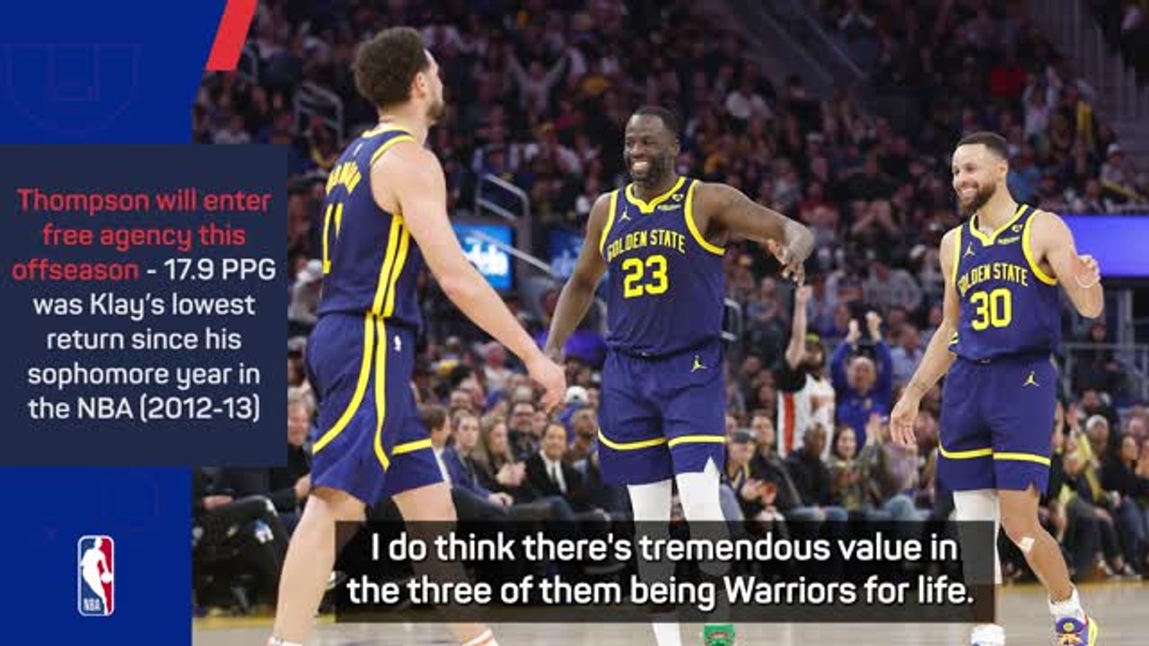 Kerr hopes Curry, Klay and Draymond are 'Warriors for life'