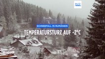 April, der macht was er will: Es schneit in Teilen Rumäniens