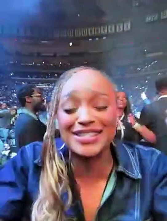 Chioma Reacts To Davido’s Cheating During Singer's Timeless Concert At MSG in New York.