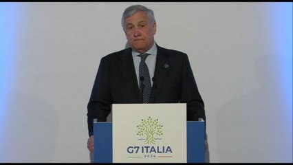 G7, Tajani: il nostro obiettivo politico si chiama de-escalation