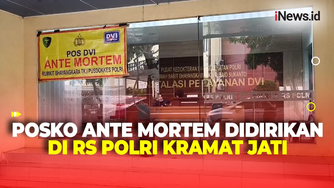 Posko Ante Mortem Didirikan di RS Polri Kramat Jati Identifikasi Korban Tewas Kebakaran Mampang