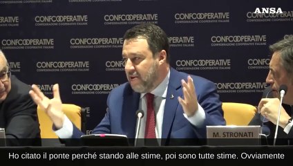 Video herunterladen: Salvini sul ponte sullo Stretto: 