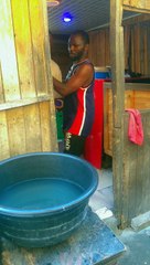 He ate but he don’t have money to pay