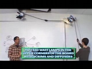 How to Light a Whiteboard Like the Pros