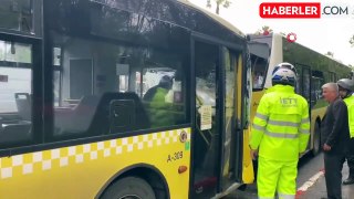 Fatih'te İETT otobüsü başka bir otobüse çarptı: Yolcular hafif şekilde yaralandı