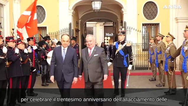 Il presidente albanese in visita ufficiale al Gran Maestro dell'Ordine di Malta