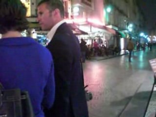 rue Montorgueil le soir