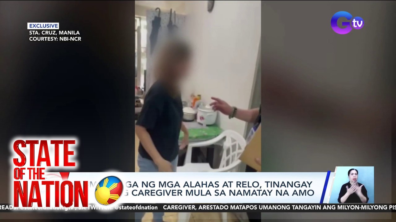 P5-M halaga ng mga alahas at relo, tinangay umano ng caregiver mula sa namatay na amo | SONA