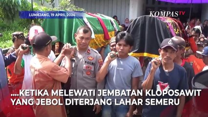 Télécharger la video: Banjir Lahar Dingin Semeru Memakan Korban Tewas, Sepasang Suami Istri Terseret Sejauh 1 Km