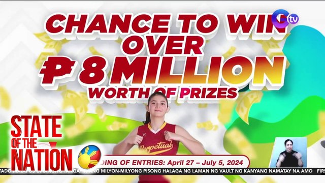 Mahigit P8-M prizes, puwedeng mapanalunan; Entries puwedeng ipadala simula April 27 - July 5 | SONA