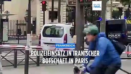 Alarm an Irans Botschaft in Paris: Polizei nimmt einen Mann fest