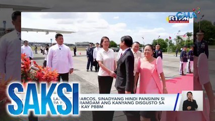 First Lady Liza Marcos, sinadyang hindi pansinin si VP Sara para iparamdam ang kanyang di gusto sa batikos ni FPRRD kay PBBM | Saksi