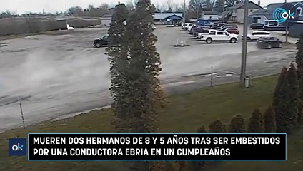 Mueren dos hermanos de 8 y 5 años tras ser embestidos por una conductora ebria en un cumpleaños
