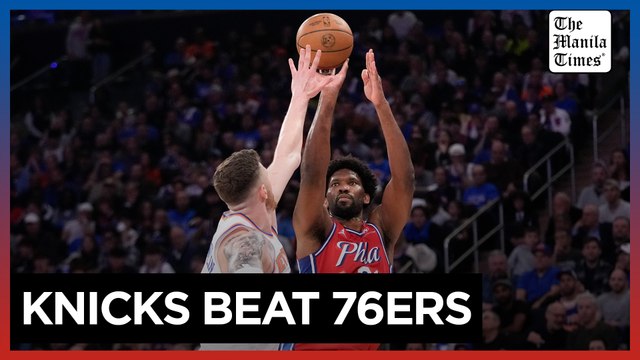 Knicks beat 76ers 111-104 in Game 1 of playoffs