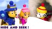 Paw Patrol Mighty Pups play hide and seek