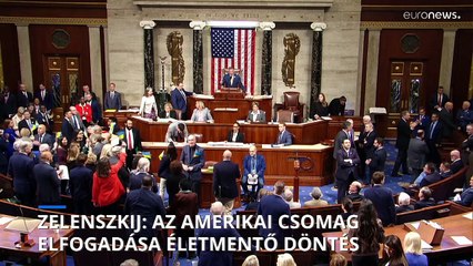 Zelenszkij: az amerikai csomag elfogadása életmentő volt
