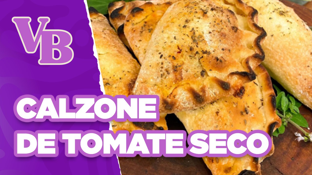 CALZONE sem glúten com recheio de TOMATE SECO - Você Bonita (19/04/2024)