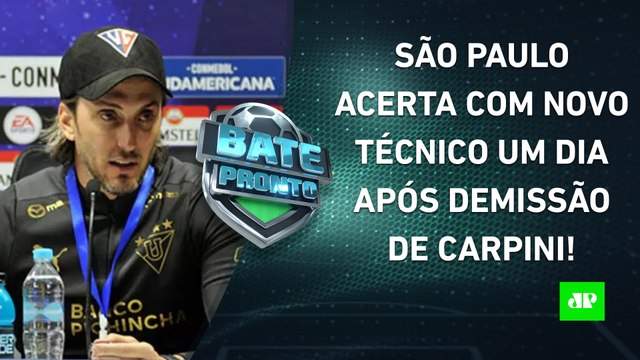 São Paulo FECHA com NOVO TÉCNICO; Palmeiras e Flamengo SE ENFRENTAM em JOGÃO! | BATE-PRONTO