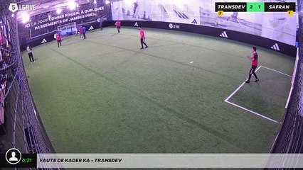 Faute de KADER KA - TRANSDEV