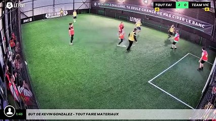 But de Kevin GONZALEZ - TOUT FAIRE MATERIAUX