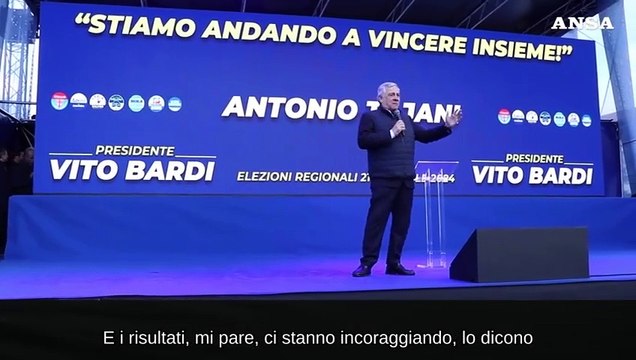 Basilicata, Tajani: Il vero campo largo e' il Centrodestra