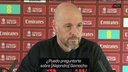 Ten Hag, sobre el comportamiento de Garnacho en redes sociales: "Se disculpó y pasamos página"