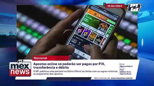 Apostas online só poderão ser pagas por PIX, transferência e débito; cartão de crédito e dinheiro ficam proibidos