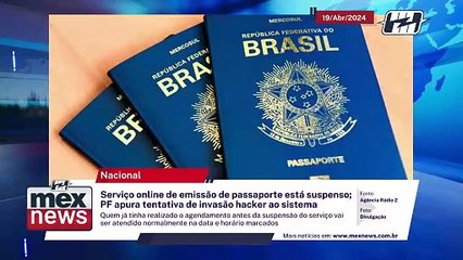 Serviço online de emissão de passaporte está suspenso; PF apura tentativa de invasão hacker ao sistema