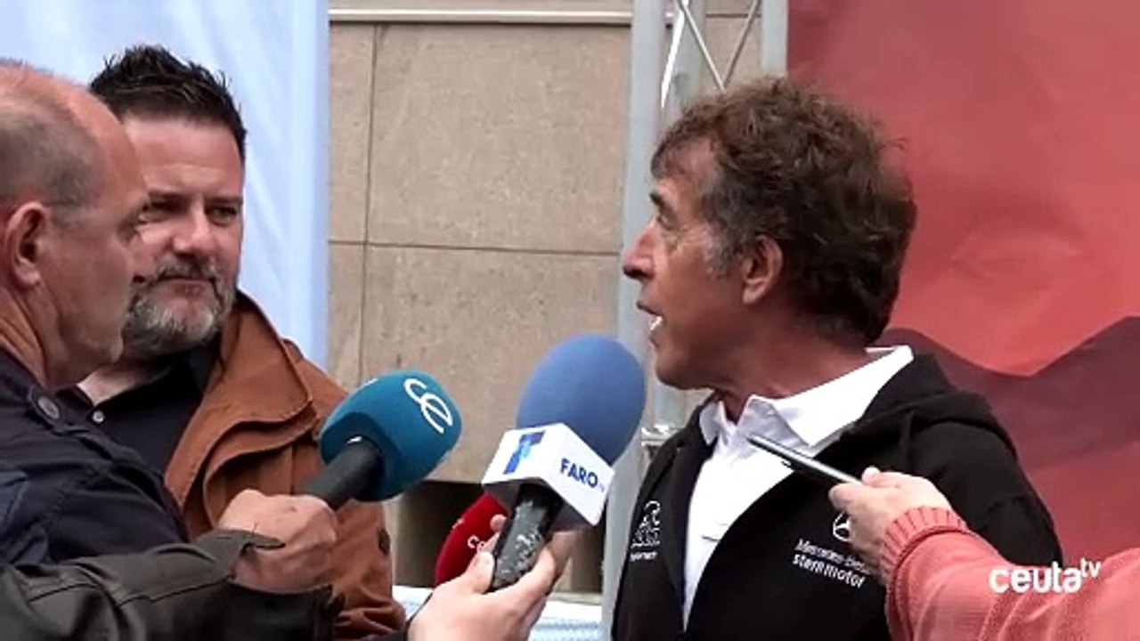 Pedro Delgado ve en Ceuta una "etapa contrarreloj de la Vuelta a España"