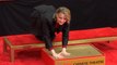 Jodie Foster imprints her hands and feet in cement at TCL Chinese Theatre